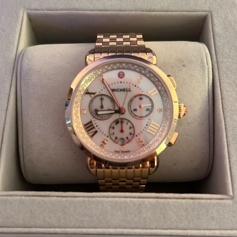 Michele Sport sail diamond watch